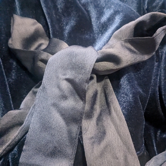 NWT Lane Bryant 22/24 Navy Faux Wrap Dress - Picture 7 of 8